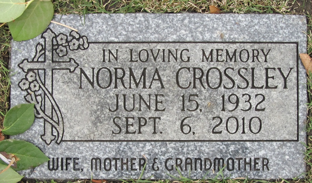 Norma Crossley 1932-2010