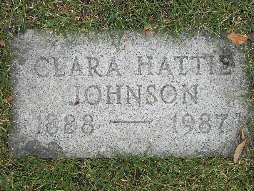 Clara Hattie Johnson 1888-1987