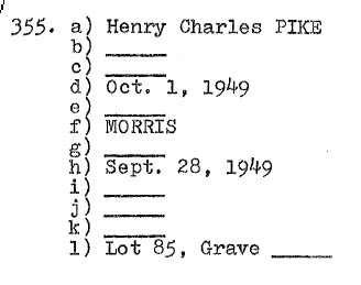 Henry Charles Pike 1949 Lot 85