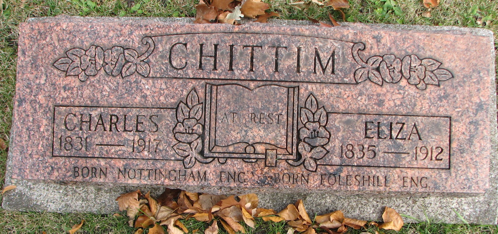 Charles CHITTIM 1831-1917 Eliza Chittim 1835-1912 Sec C Row 3