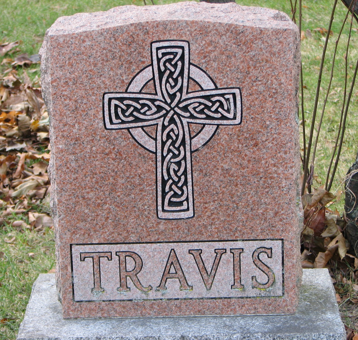 Travis Headstone