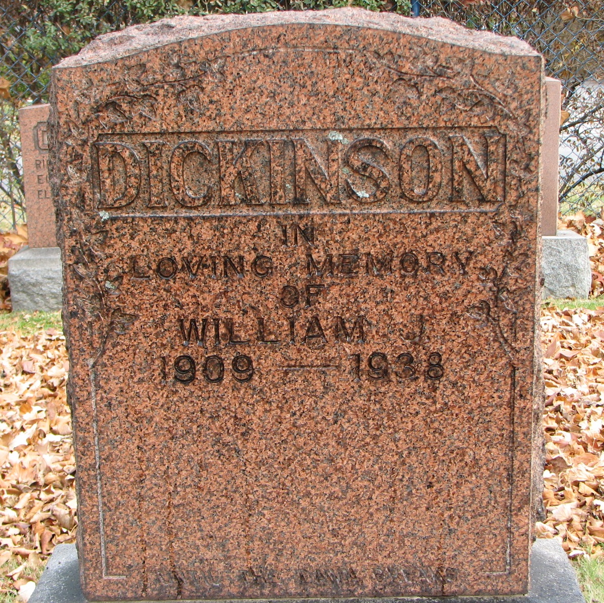 William Dickinson 1909-1938