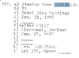Stanley John Caulthard 1898-1973 Lot 388