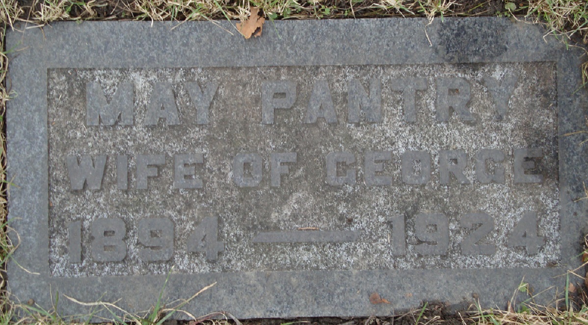 May Pantry Dixon 1894-1924-Spouce-George Sect D Row 9