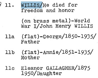 John Henry Willis (WWI)