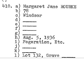 Margaret Jane Rourke 1858-1936 Lot 132