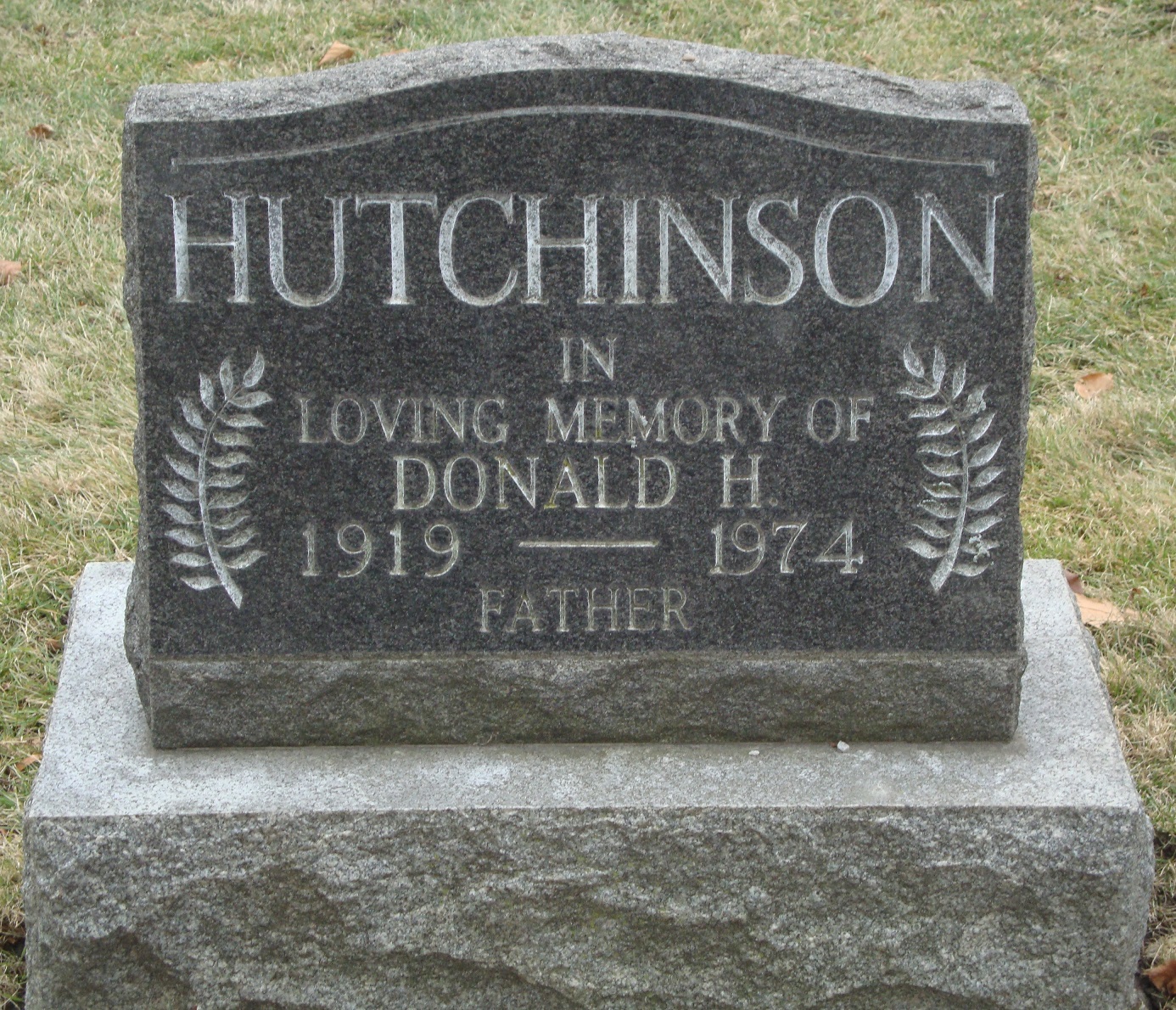 Donald H. Hutchinson 1919-1974