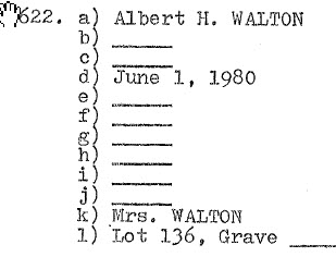 Albert H. Walton 1980 Lot 136
