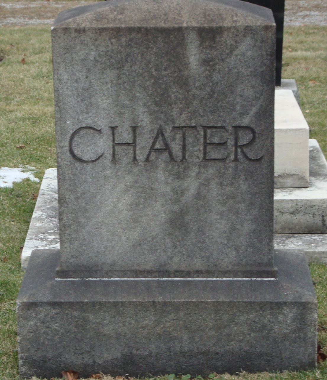 CHATER - Sect B Row 3