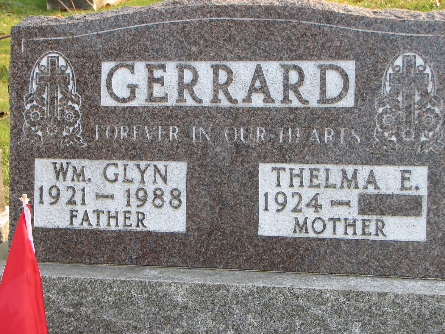 GERRARD Wm Glyn 1921-1988_ Thelma E 1924-