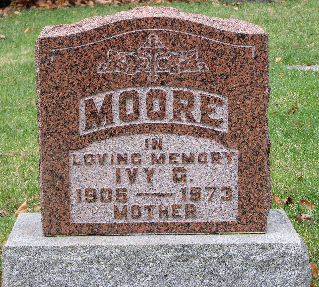 IVY G. MOORE 1906-1973