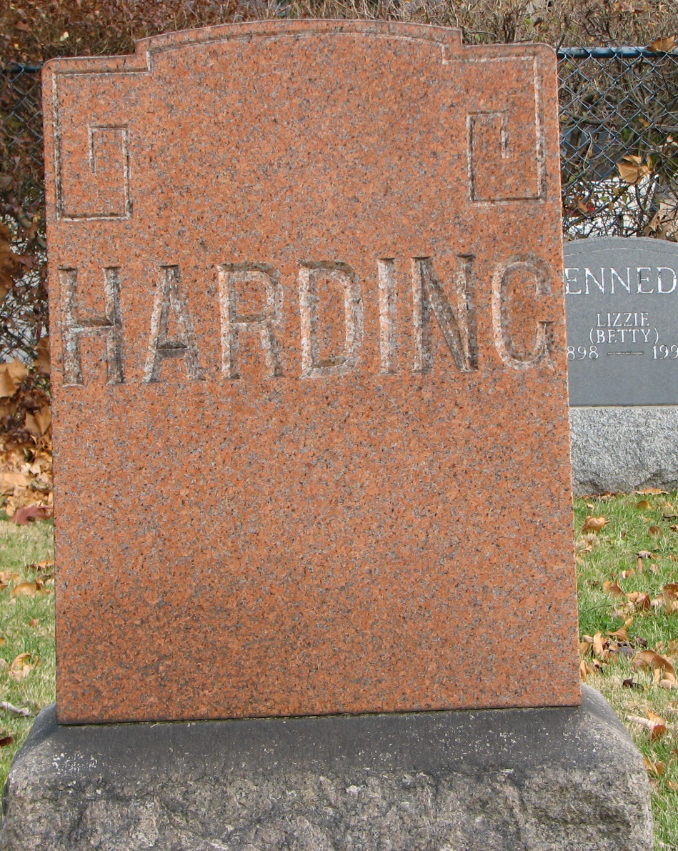 Harding Headstone