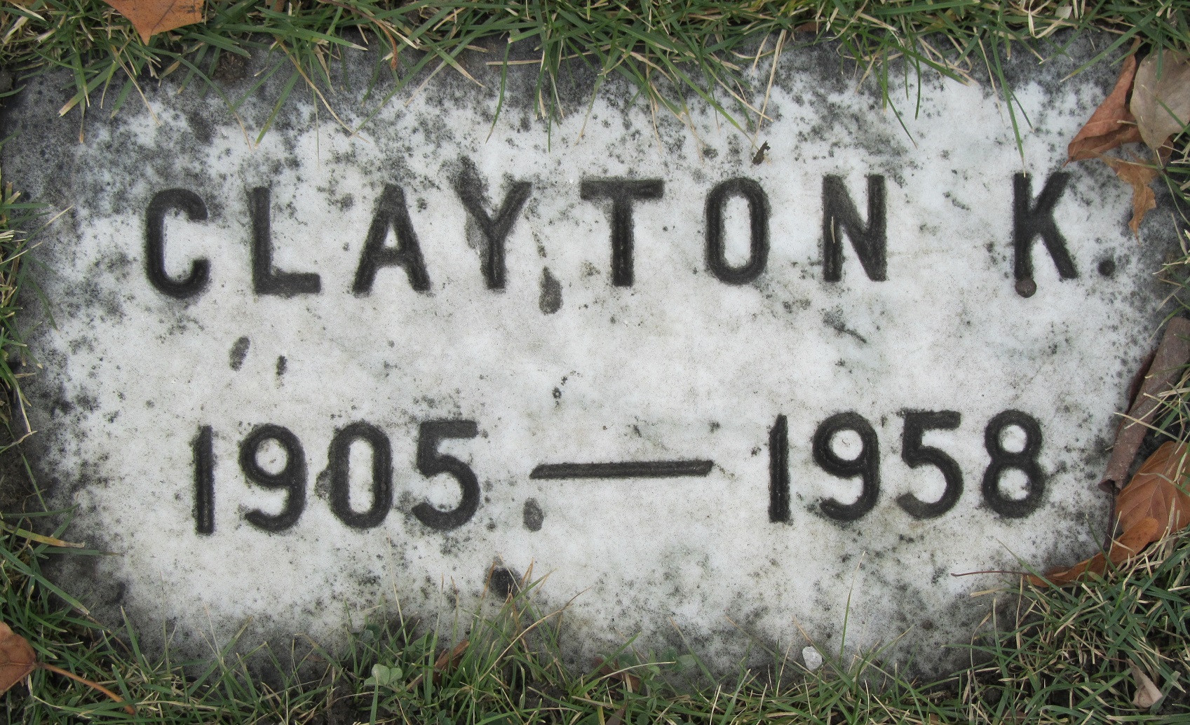 Clayton Kennedy Evans 1905-1958