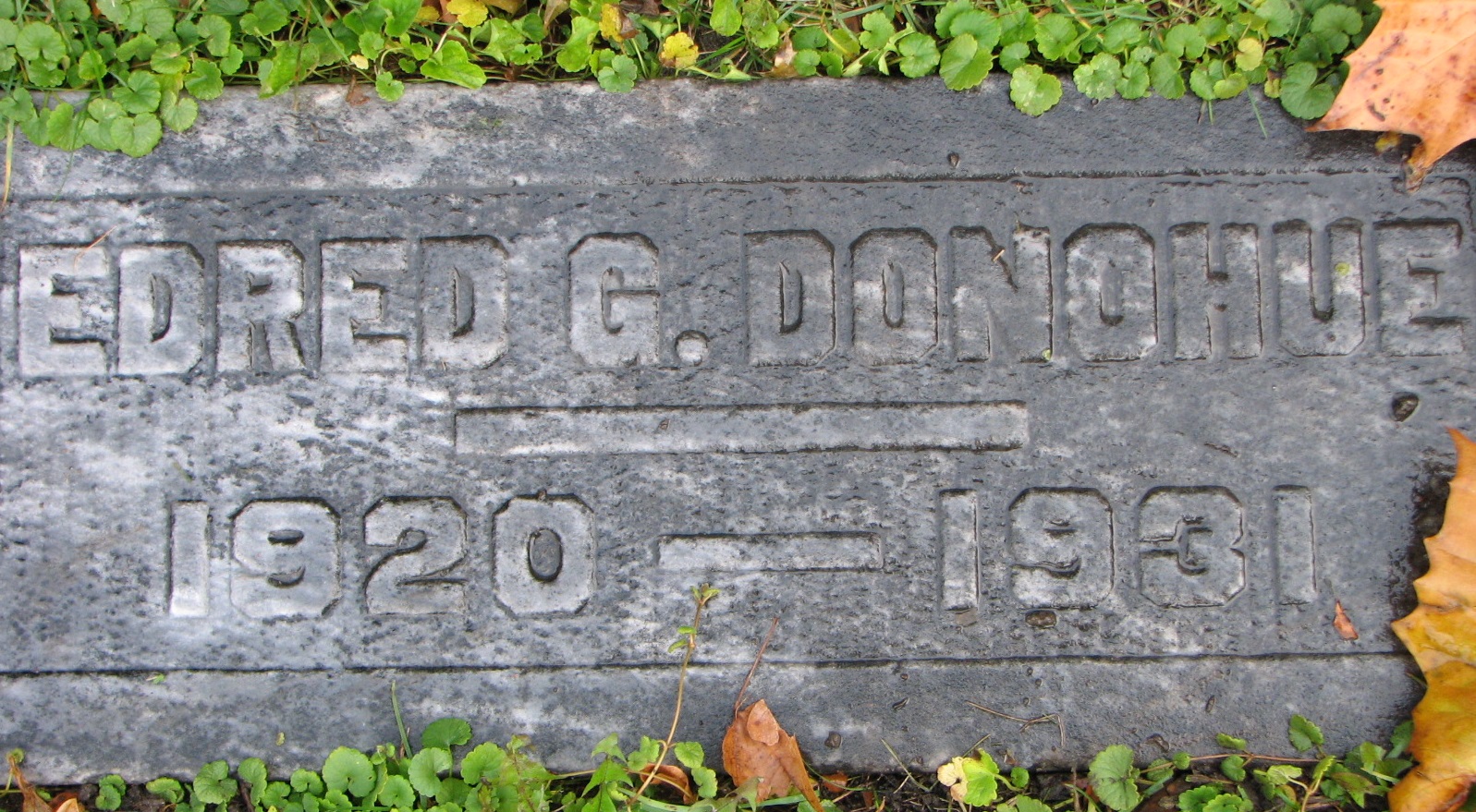 Edred G Donohue 1920-1931 Lot 198