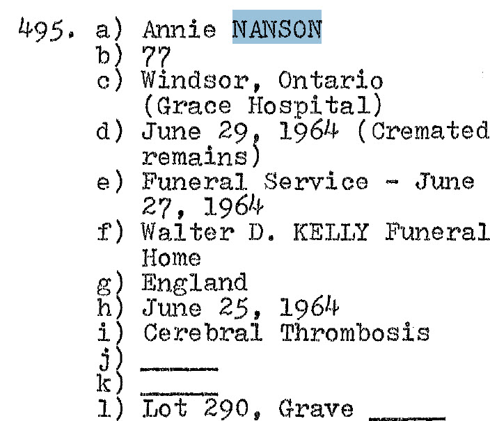Annie NANSON 1887-1964 Lot 290