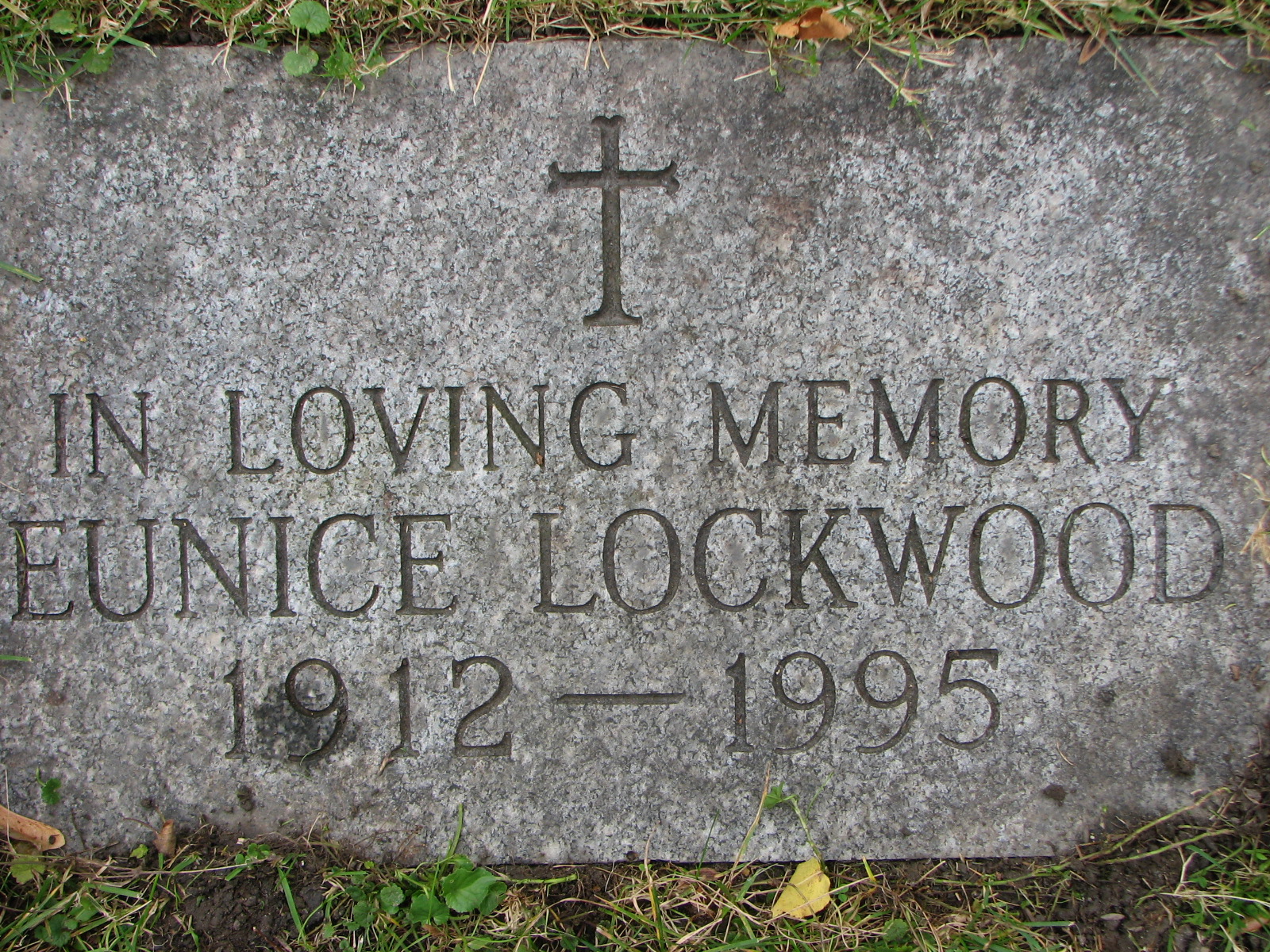 Eunice Lockwood 1912-1995