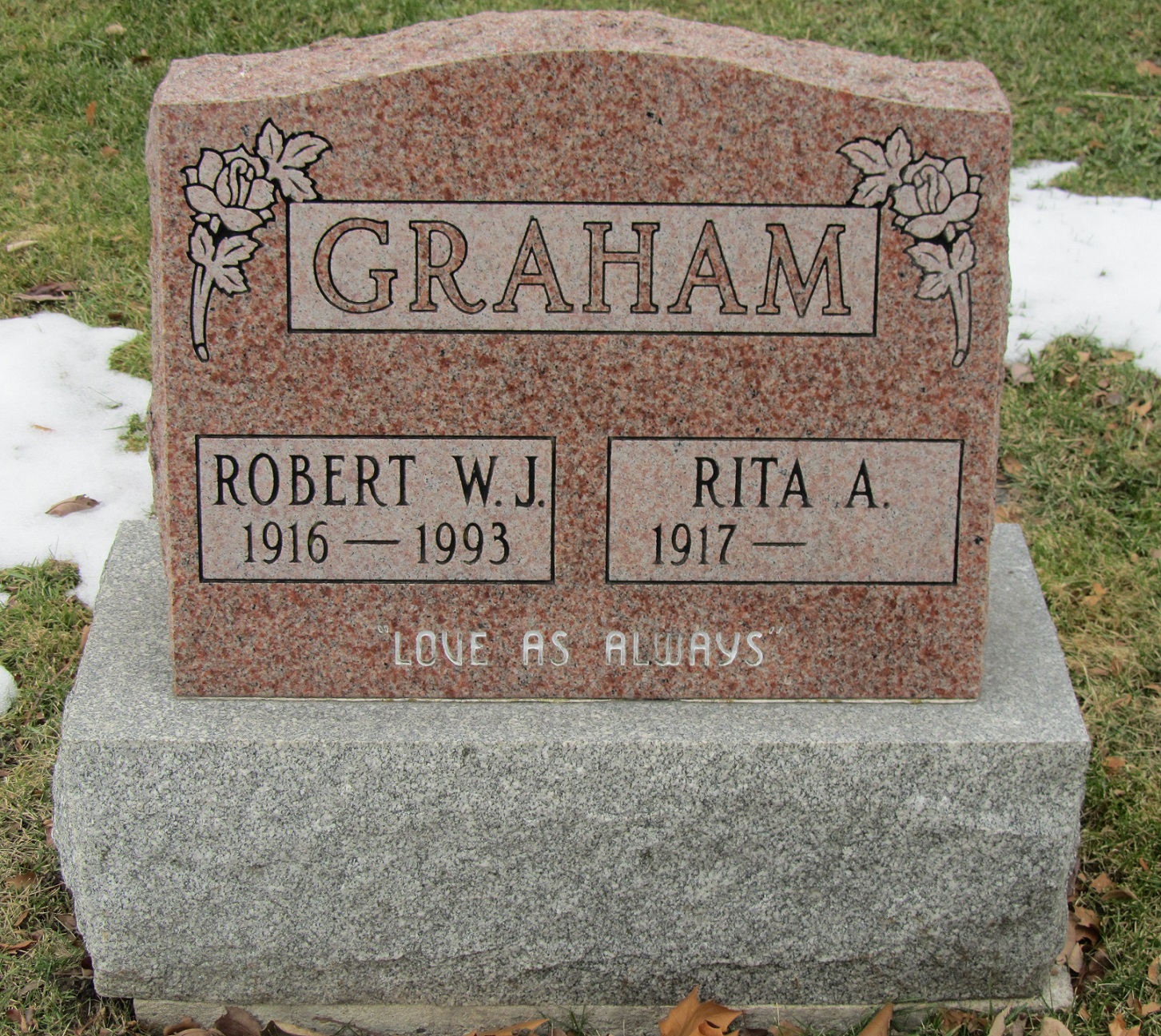 GRAHAM Robert W.J. 1915-1993_ Rita A. 1917