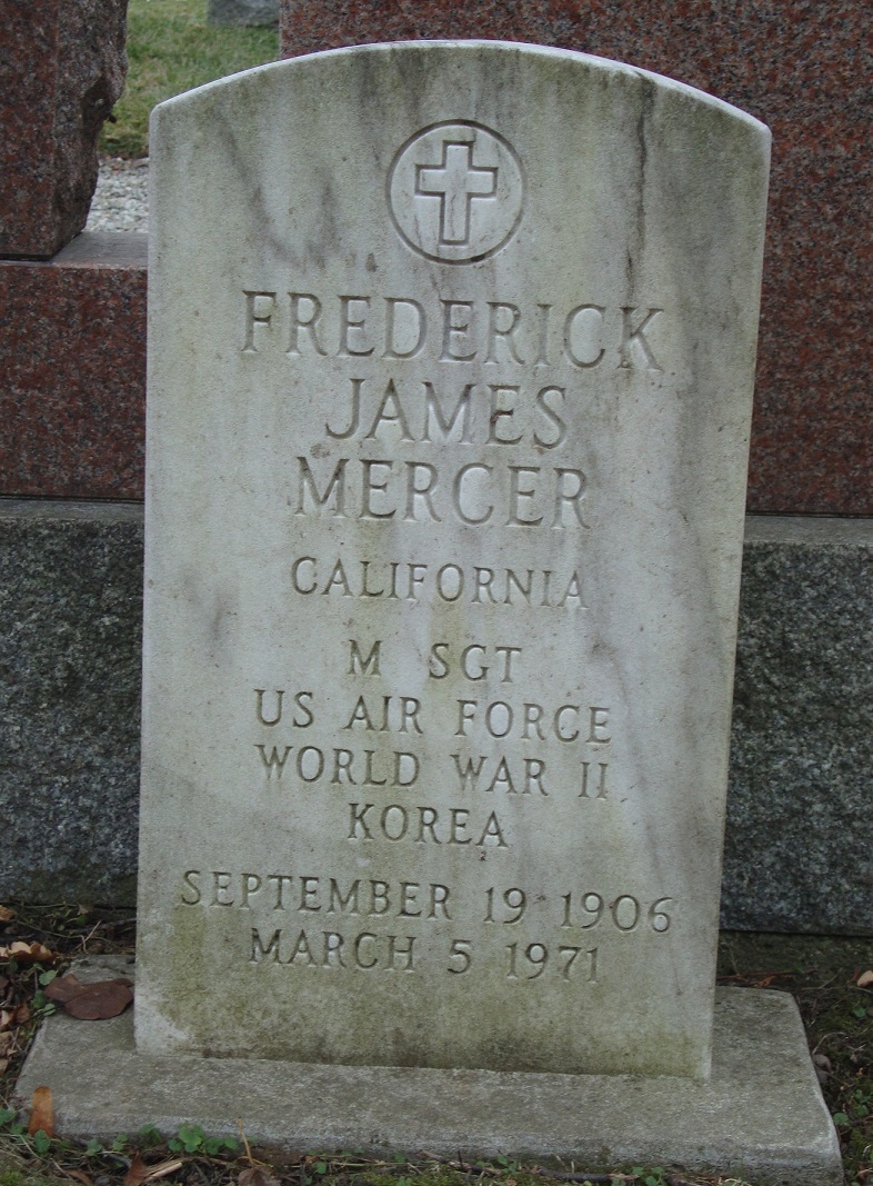 Frederick James Mercer 1906-1971 - Korea