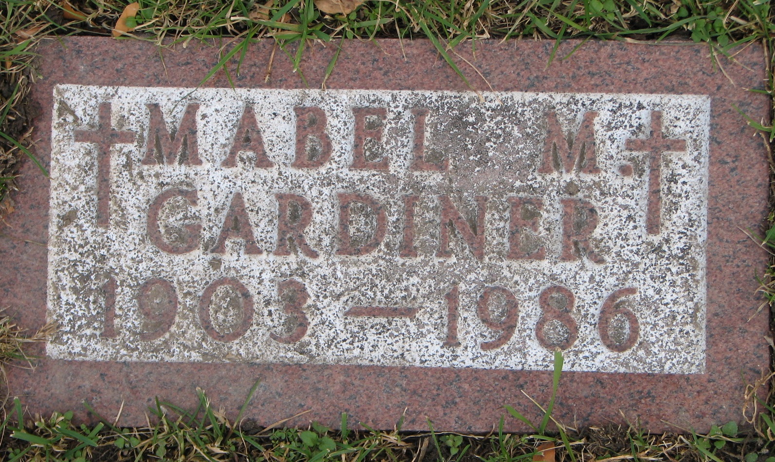 Mabel M Gardiner 1903-1986