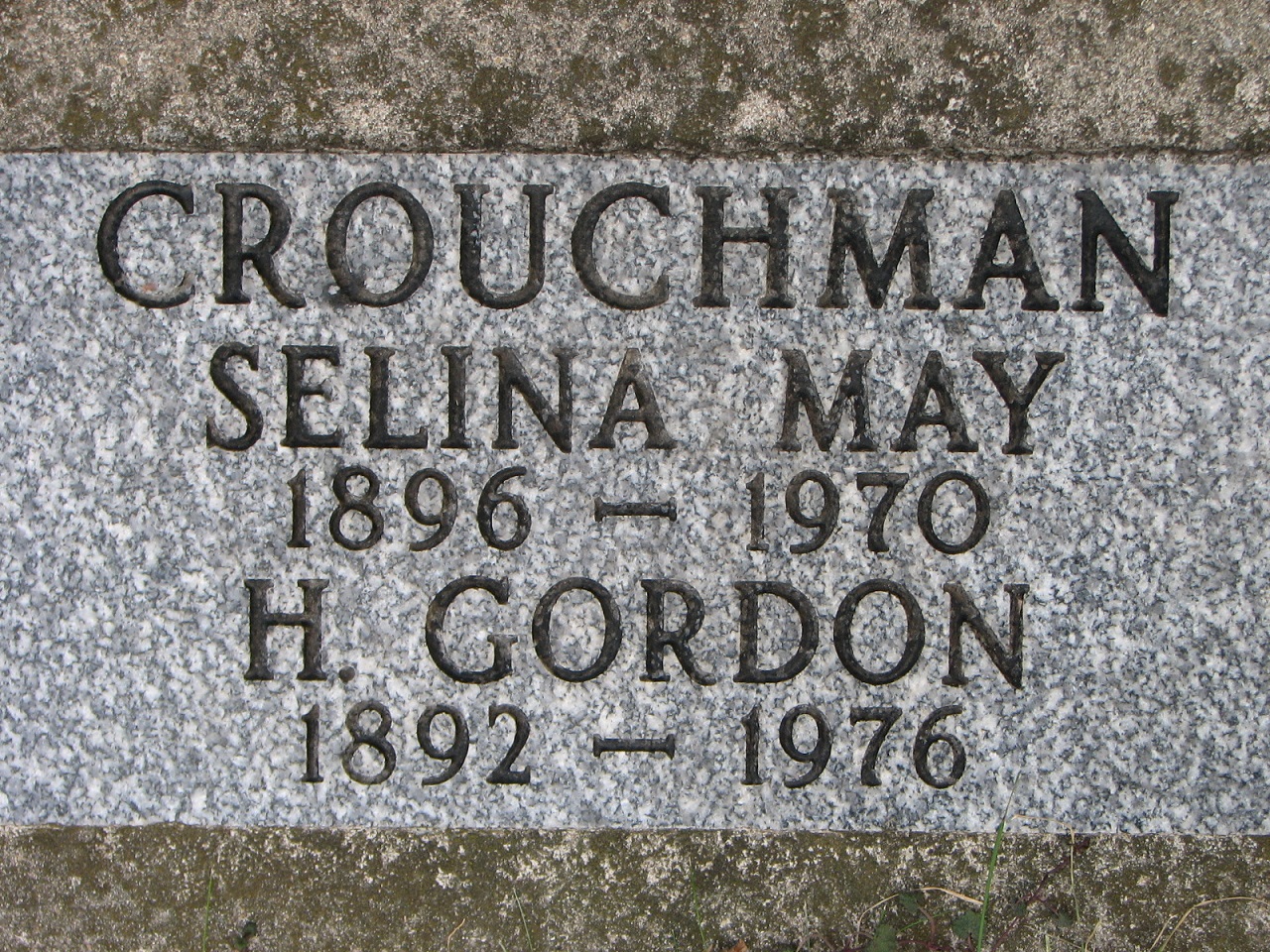 Selina May 1896-1970 Gordon 1892-1976 Crouchman  L Lot 376ot 66 N&W