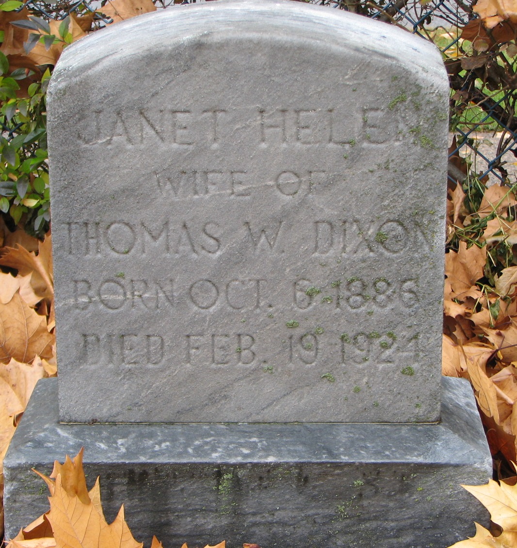 Janet Dixon 1886-1921_Thomas