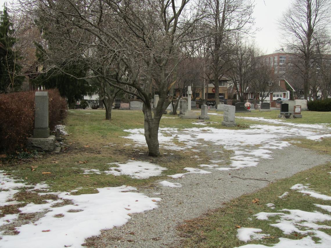 SMACW Cemetery 2013 looking North from Niagara St