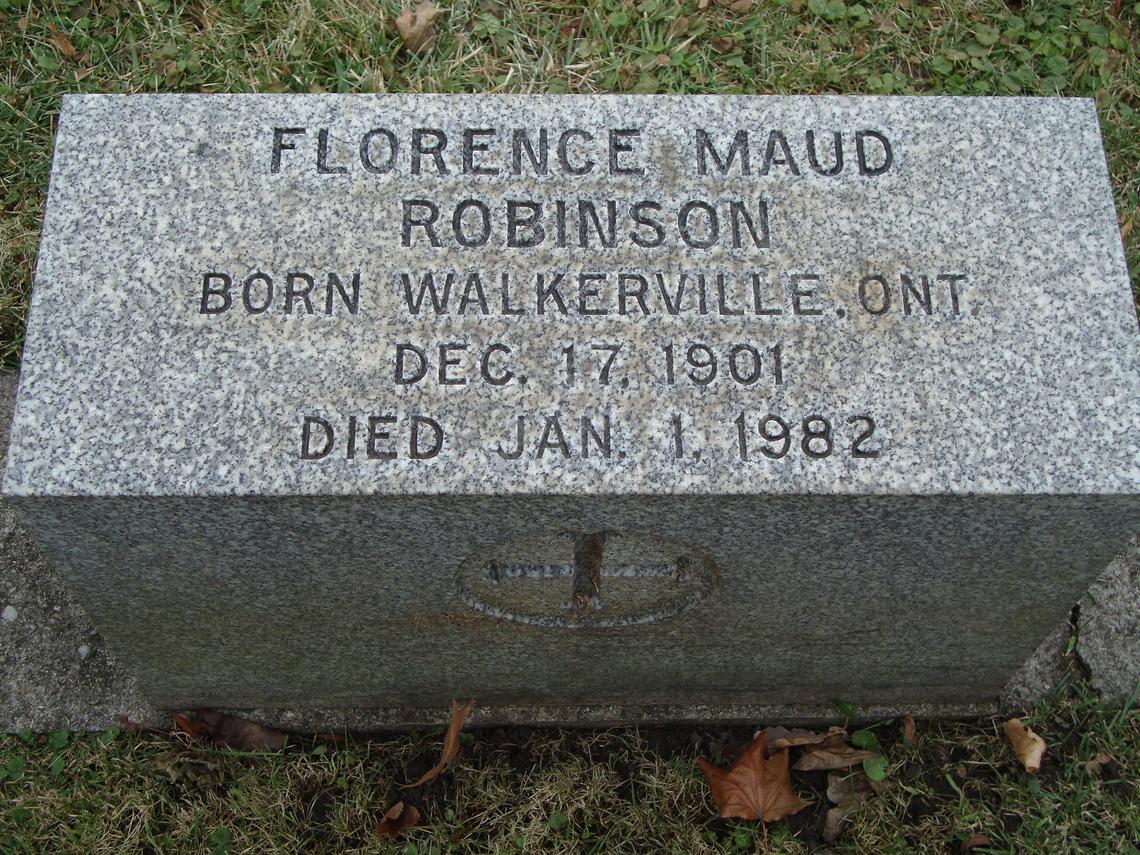 Florence Maud Robinson 1901-1982
