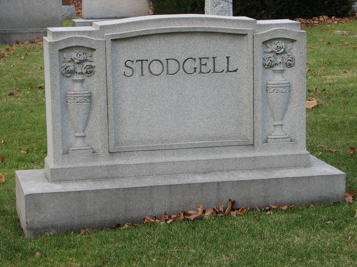 STODGELL Headstone 2013