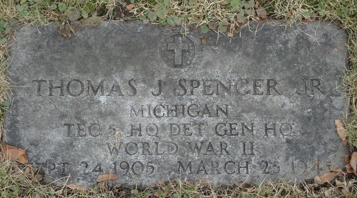 Thomas J Spencer Jr 1905-1945
