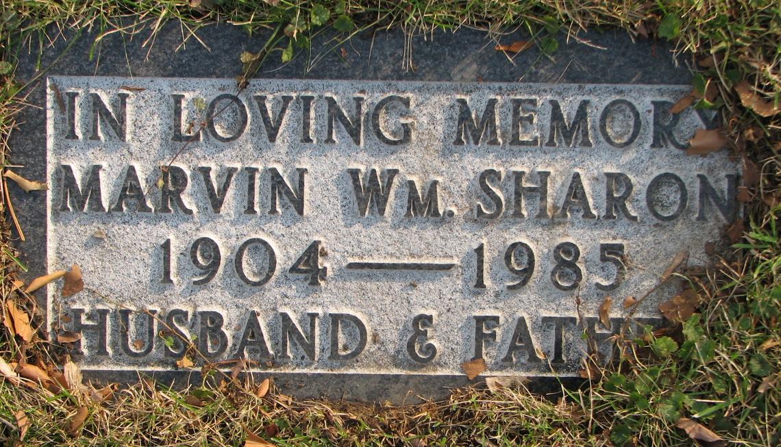 Marvin Wm. SHARON 1904-1985