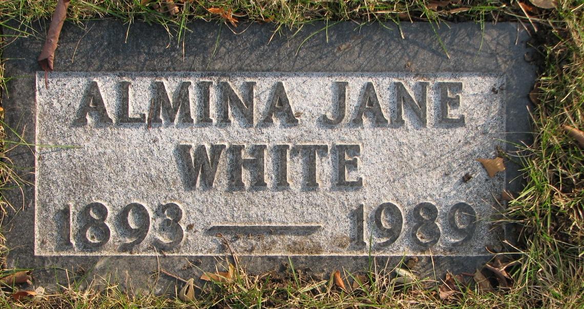 Almina Jane White 1893-1989