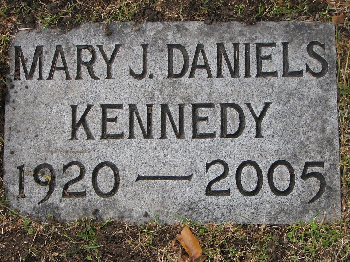 Mary J. Daniels Kennedy 1920-2005