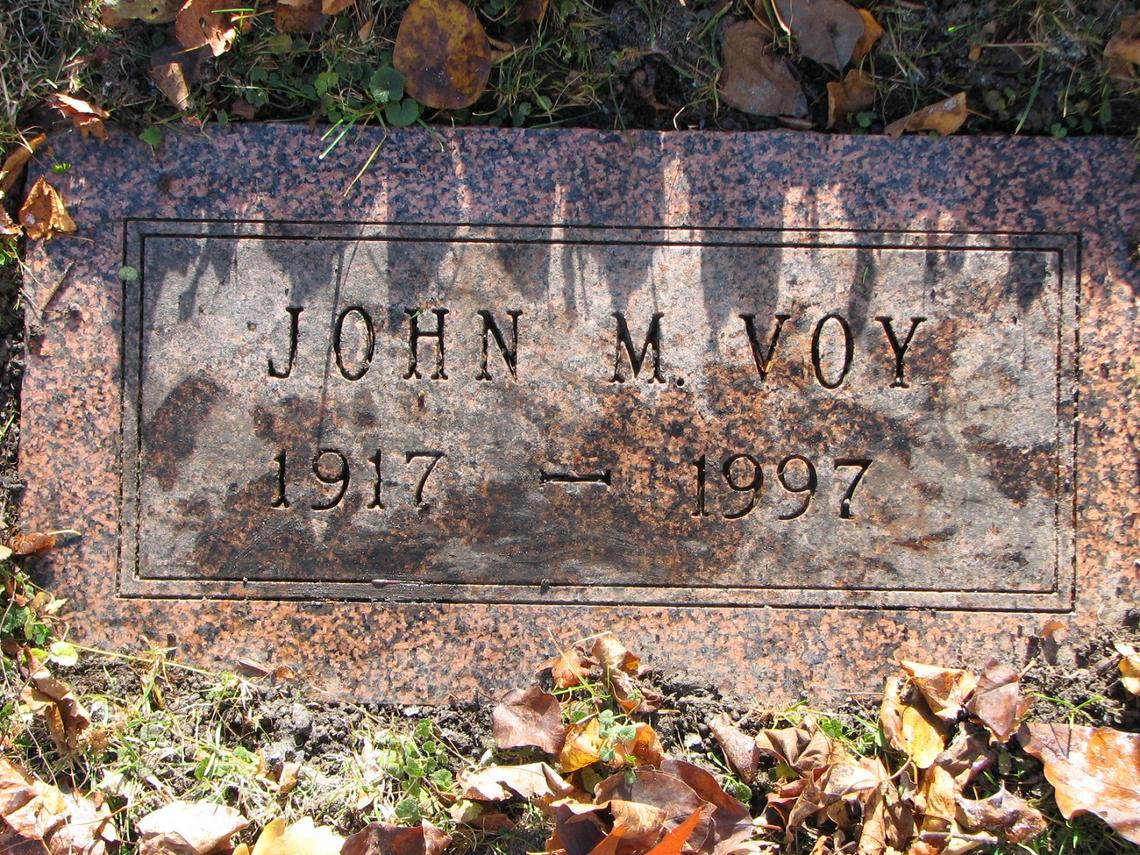 John M. VOY 1917-1997 (Irene Brain)