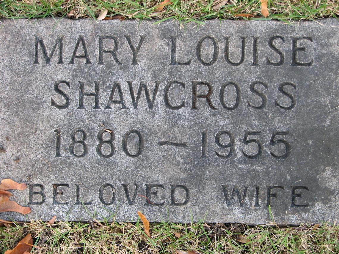 Mary Louise Shawcross 1880-1955