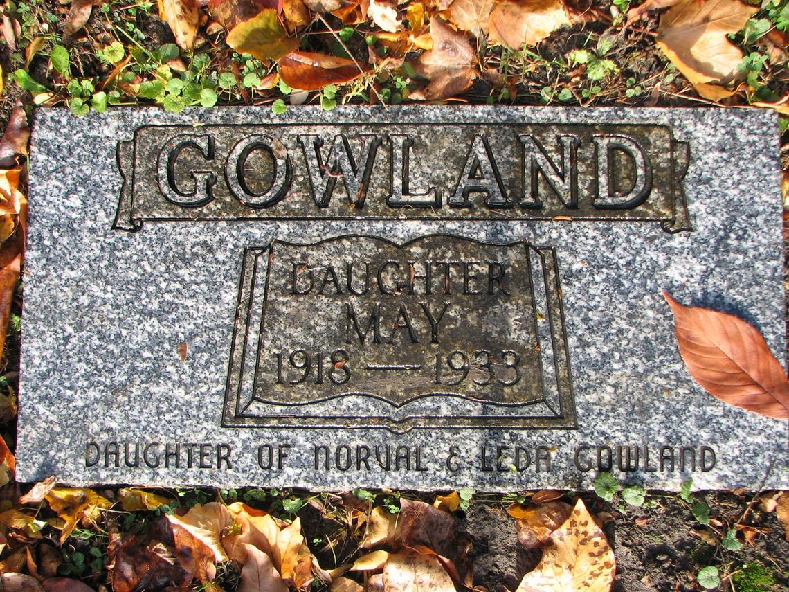 May GOWLAND 1918-1933