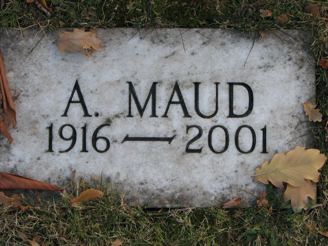 A. Maud Woodall 1916-2001