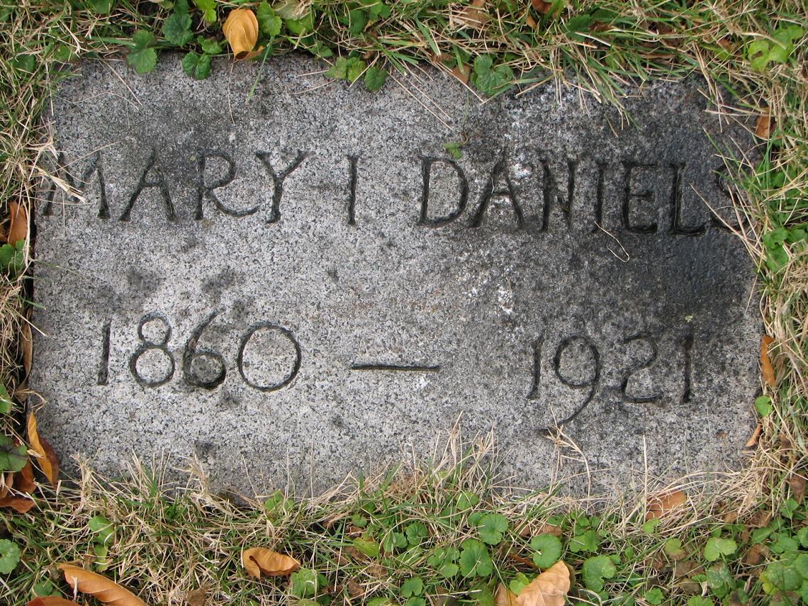 Mary Daniels 1860-1921