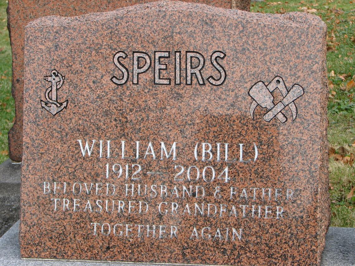 William (Bill) Speirs 1912-2004