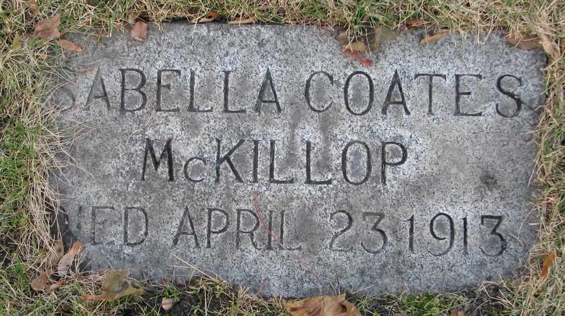 Isabella Coates McKillop 1852-1913