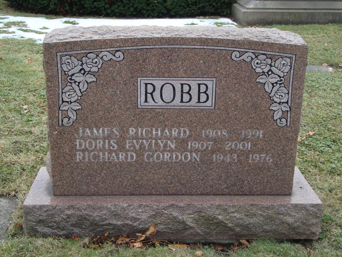 ROBB - James Richard 1908-1991 _ Doris Evylyn 1907-2001 _ Richard Gordon 1943-1976