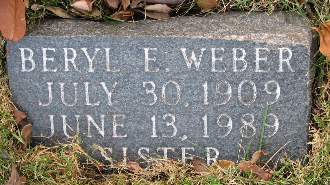 Beryl E. Webber 1909-1989