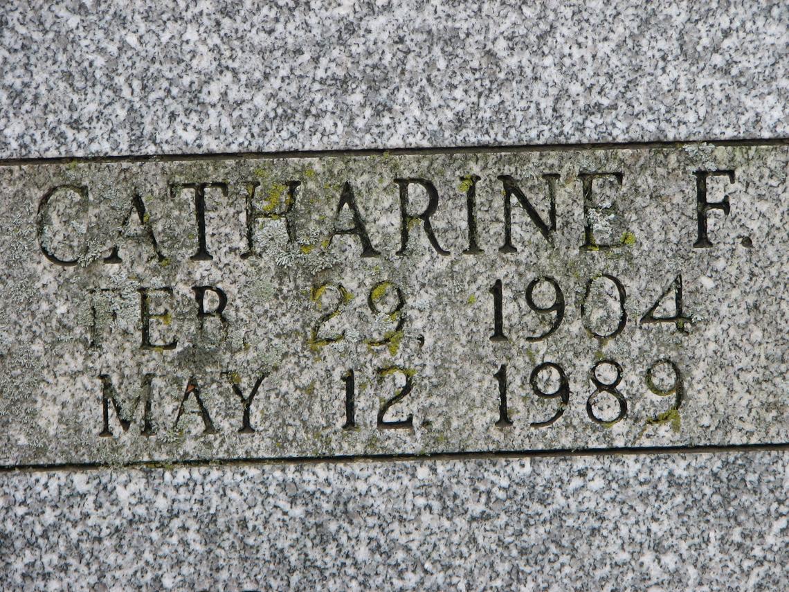 Catherine F. MUIRHEAD-1904-1989