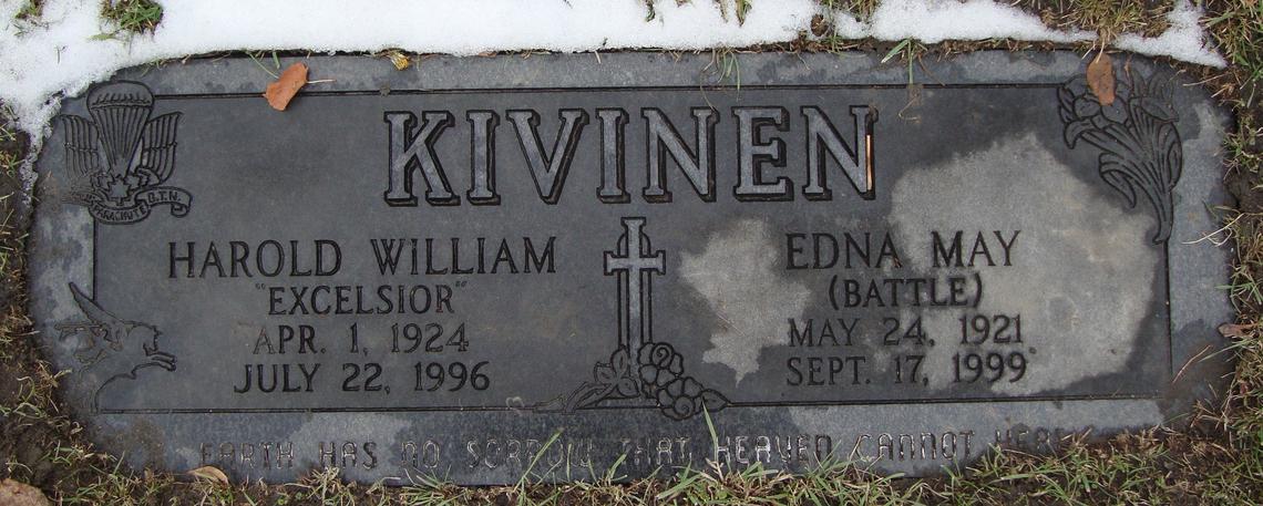 Kivinen-Harold William 1924-1996_Edna May (Battle) 1921-1999