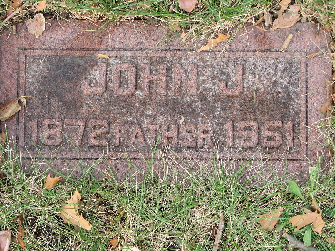 John J.  Fugler 1872-1961 Sect E Row 5  _ SMACW - Cemetery