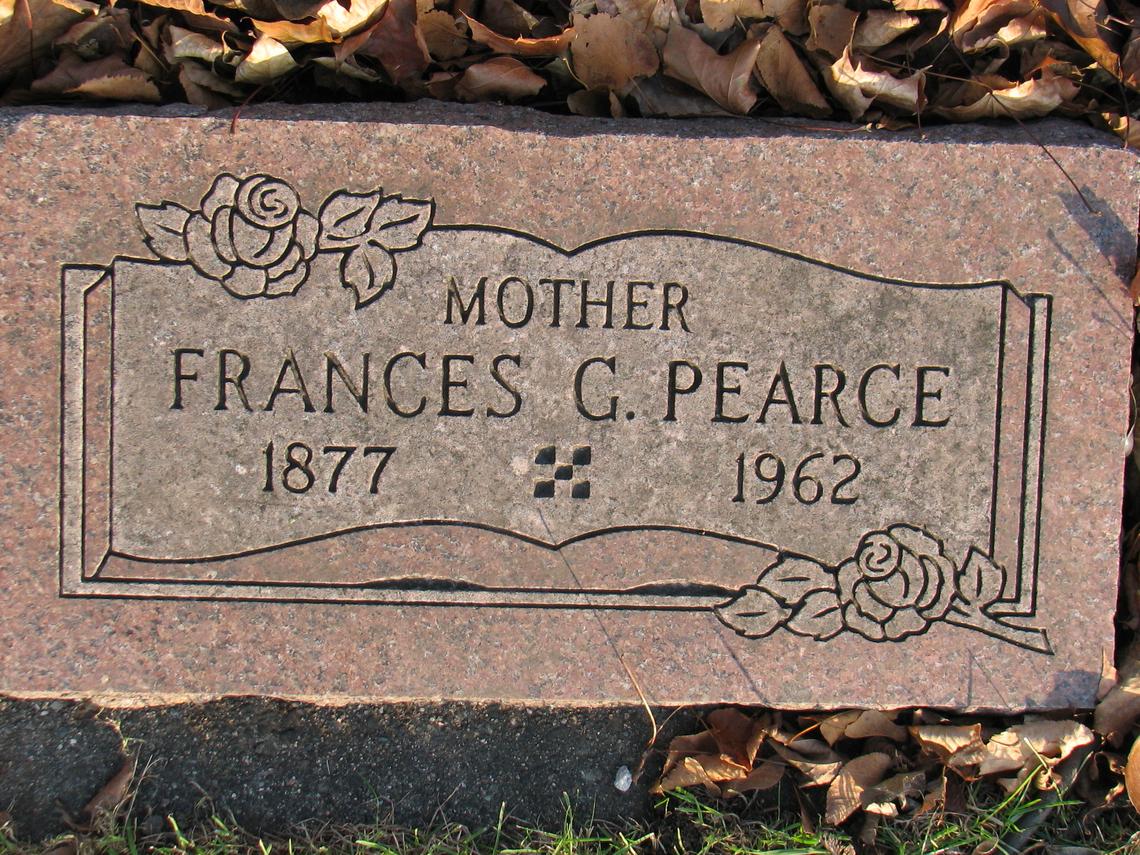 Frances G. PEARCE 1877-1962