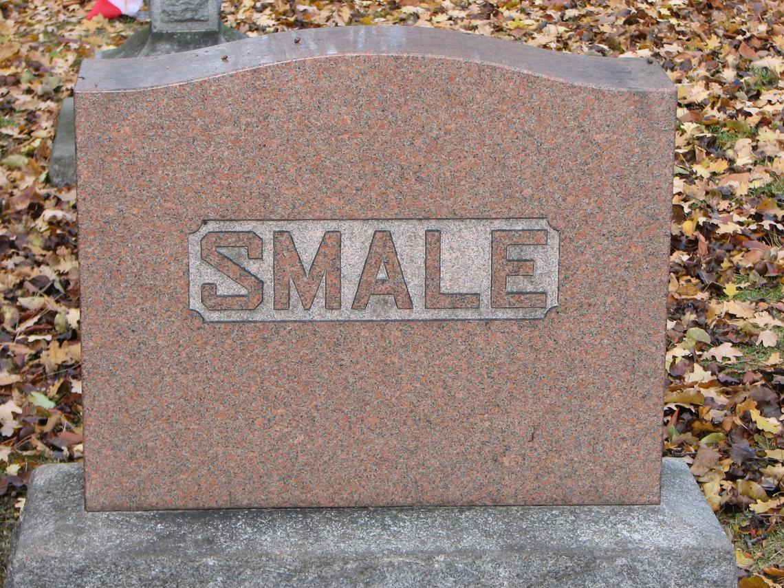 SMALE Headstone _ Sect D row 6