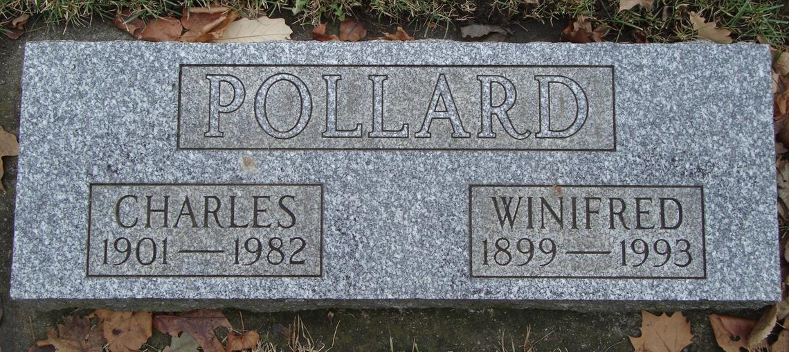 POLLARD-Charles 1901-1982 _ Winifred 1899-1993