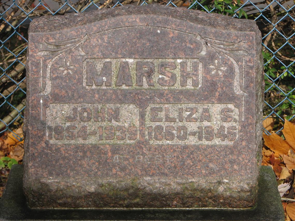MARSH- John 1864-1939_Eliza S. 1860-1945
