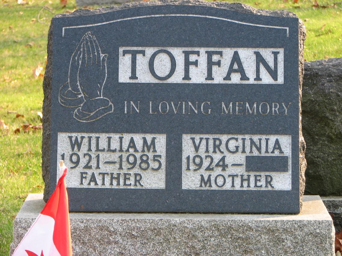 William Toffan 1921-1985 _ Virginia Toffan 1924-