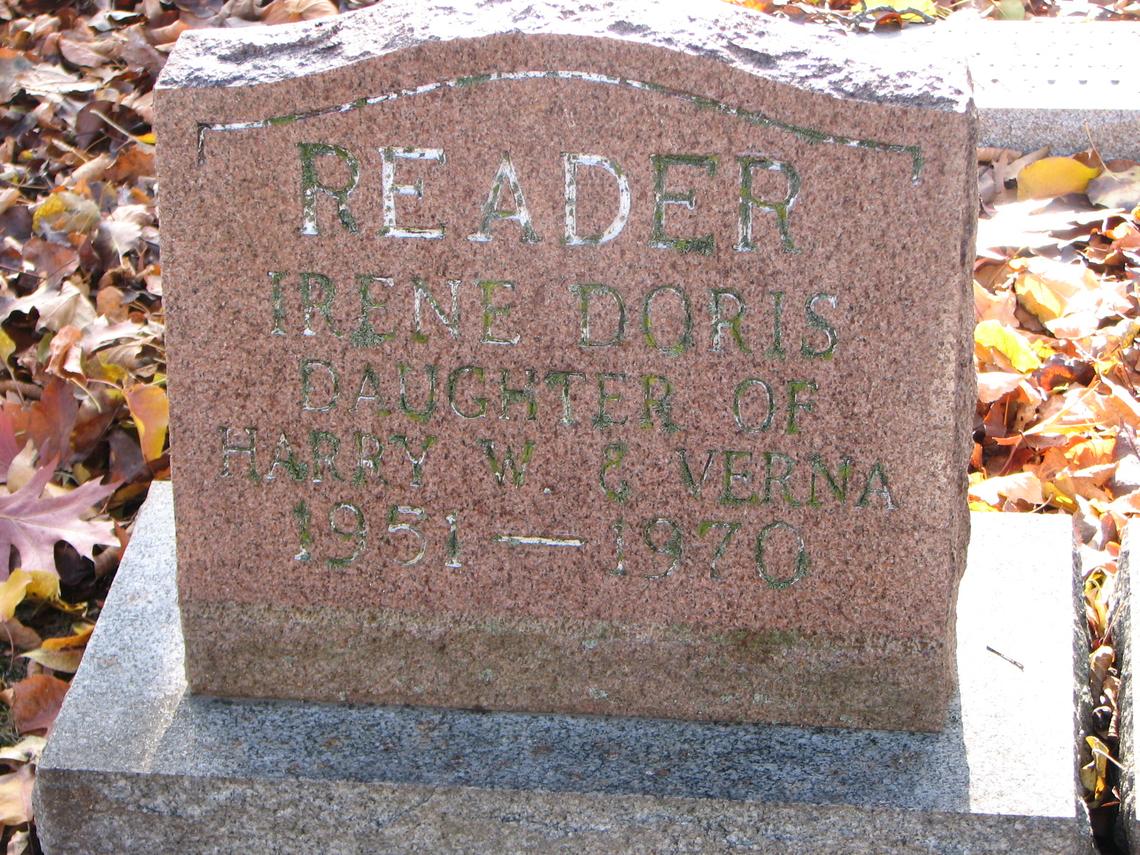 Irene Doris Reader 1951-1970 (Harry & Verna)